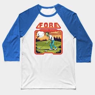 Zombie golf player Baseball T-Shirt